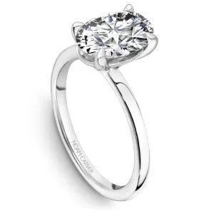 Noam Carver 14kt White Gold 0.90ct Oval Solitaire