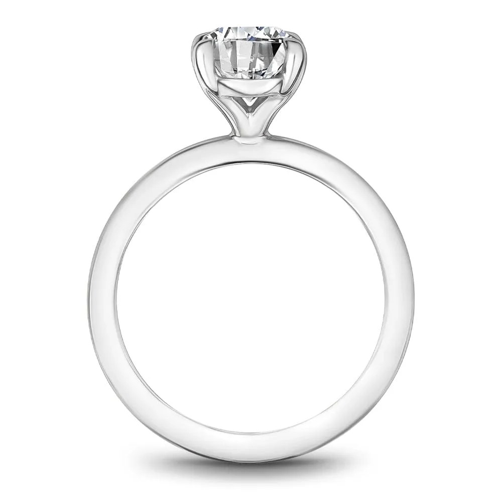 Noam Carver 14kt White Gold 0.90ct Oval Solitaire
