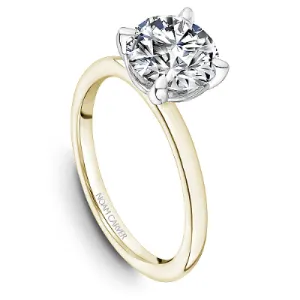 Noam Carver 14kt Yellow and White Gold 1.20ct Round Solitaire