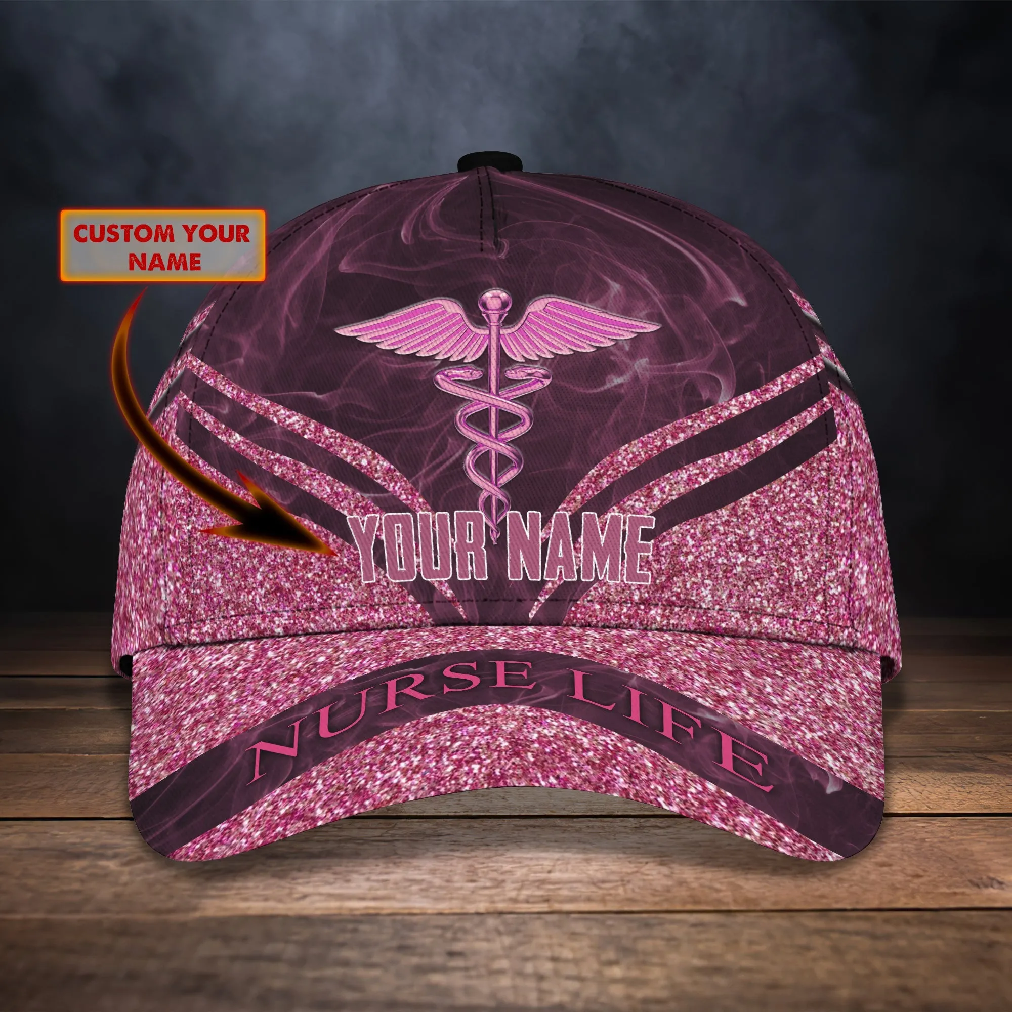 Nurse - Personalized Name Cap