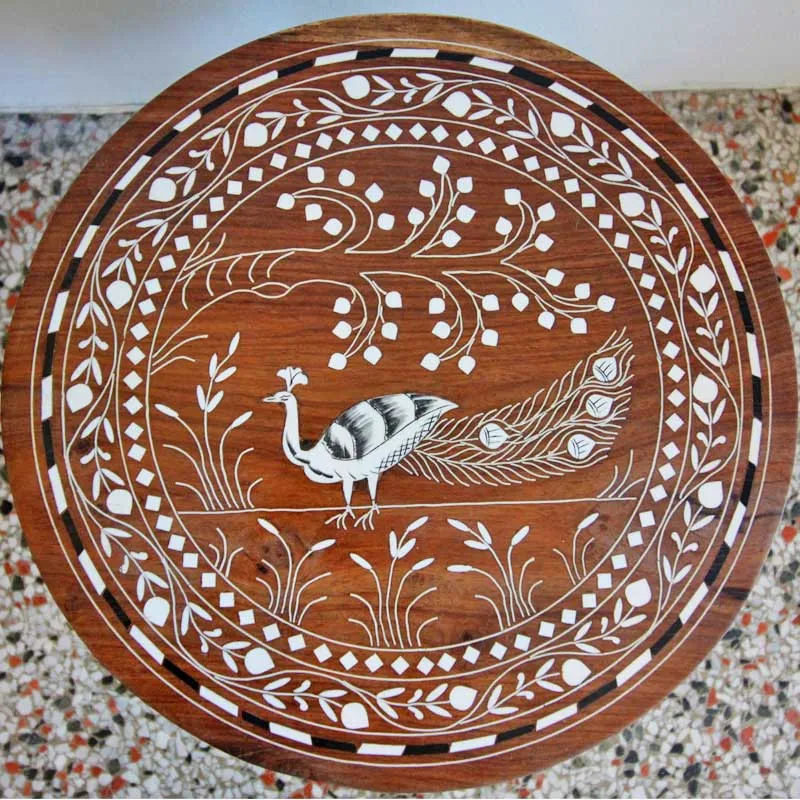 Peacock-Boho Mini Table