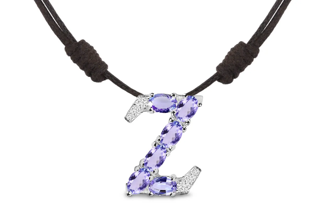 Pendant Letter Z Initial 18kt Gold