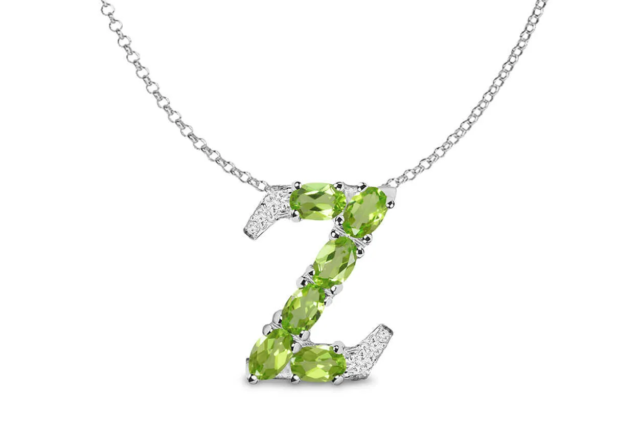 Pendant Letter Z Initial 18kt Gold