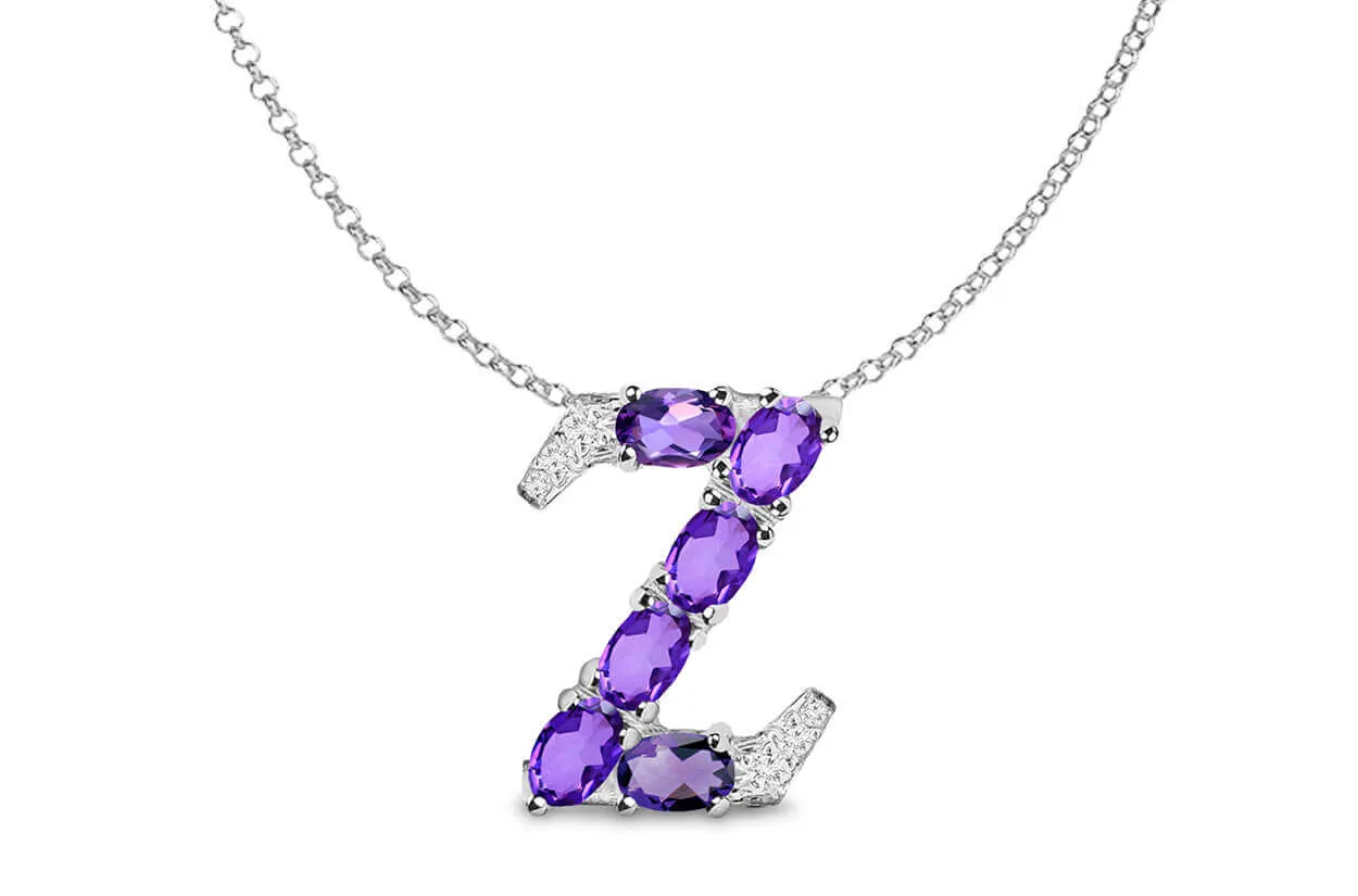 Pendant Letter Z Initial 18kt Gold