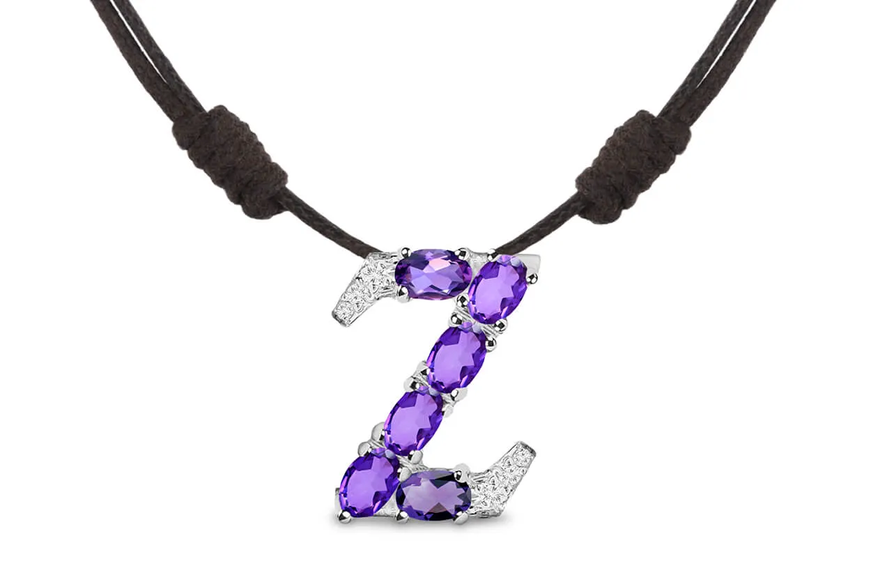 Pendant Letter Z Initial 18kt Gold