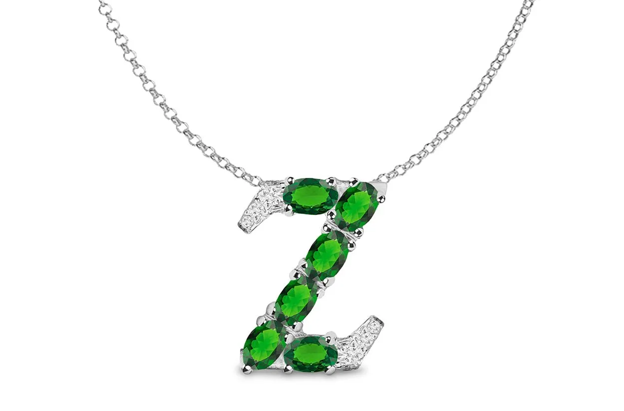 Pendant Letter Z Initial 18kt Gold