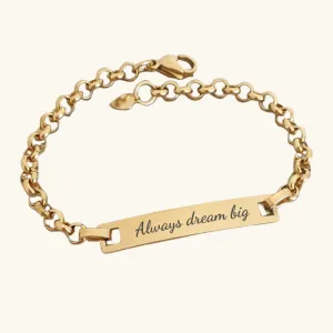 Personalised ID Bracelet (Ready in 7 days!)