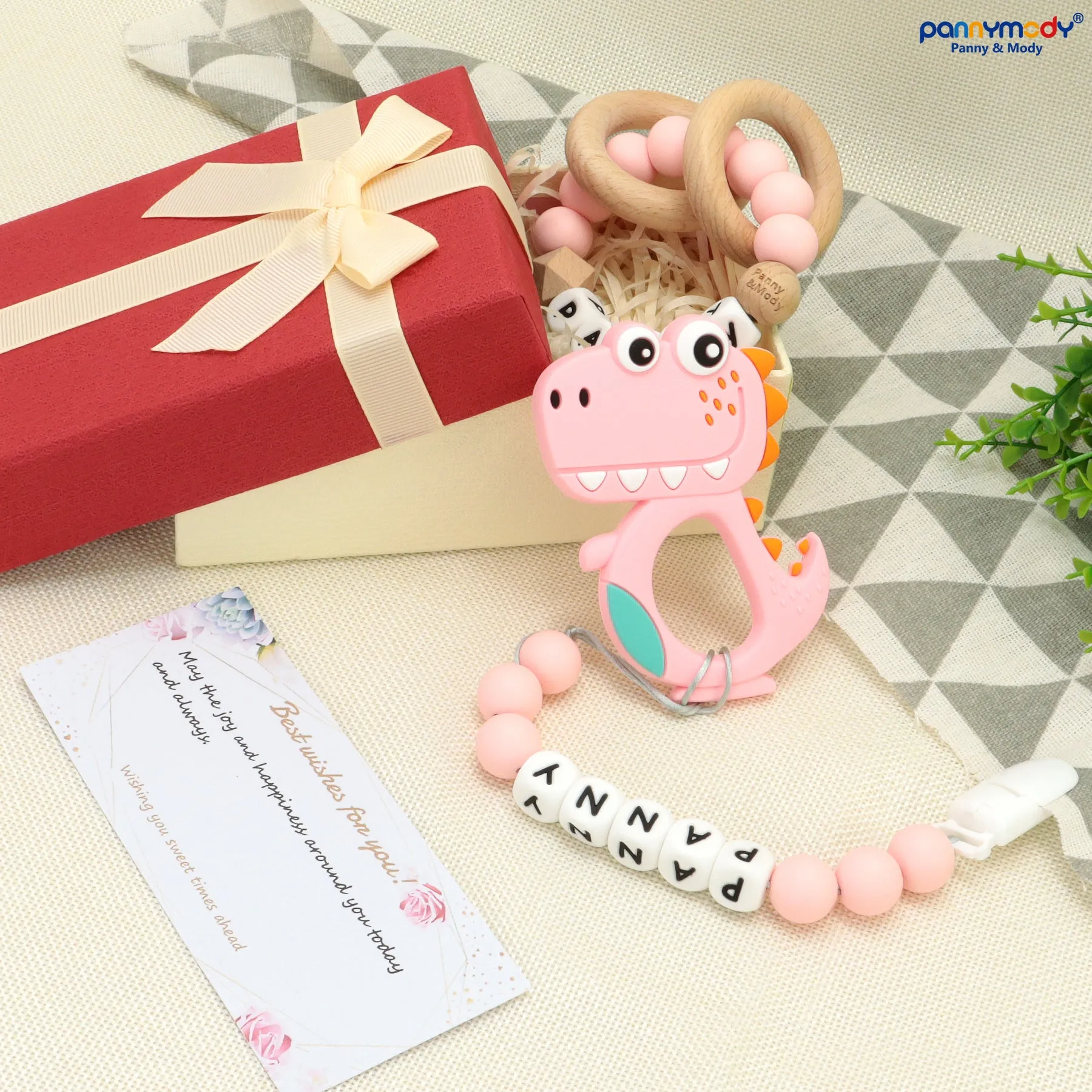 Personalized Baby Gift Sets - Dinosaur