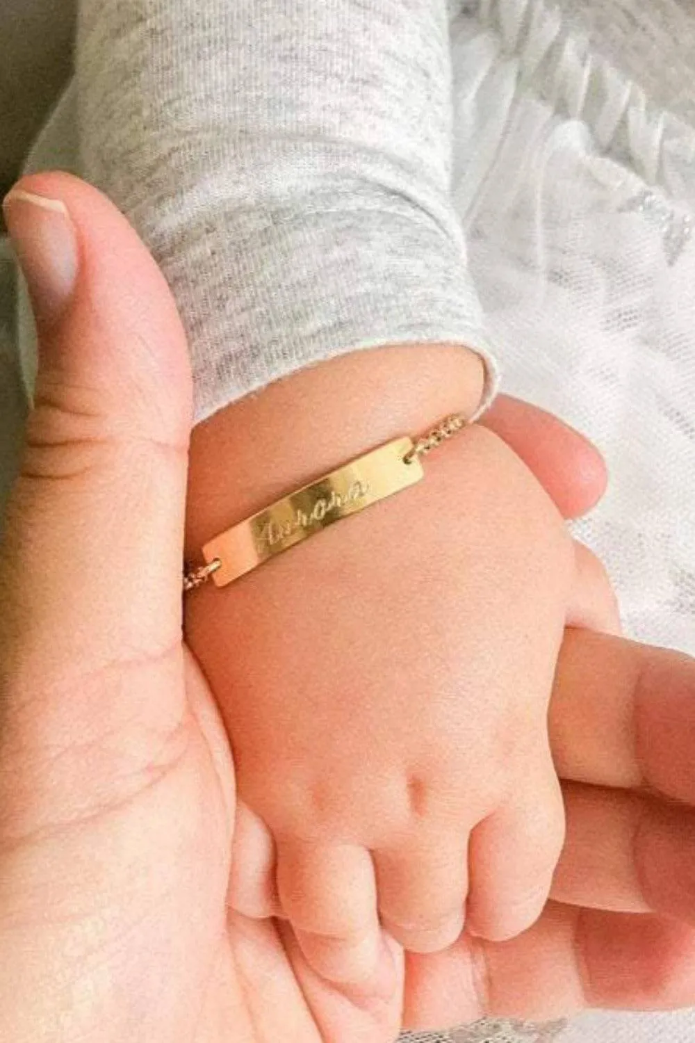 Personalized Baby Name Bracelet