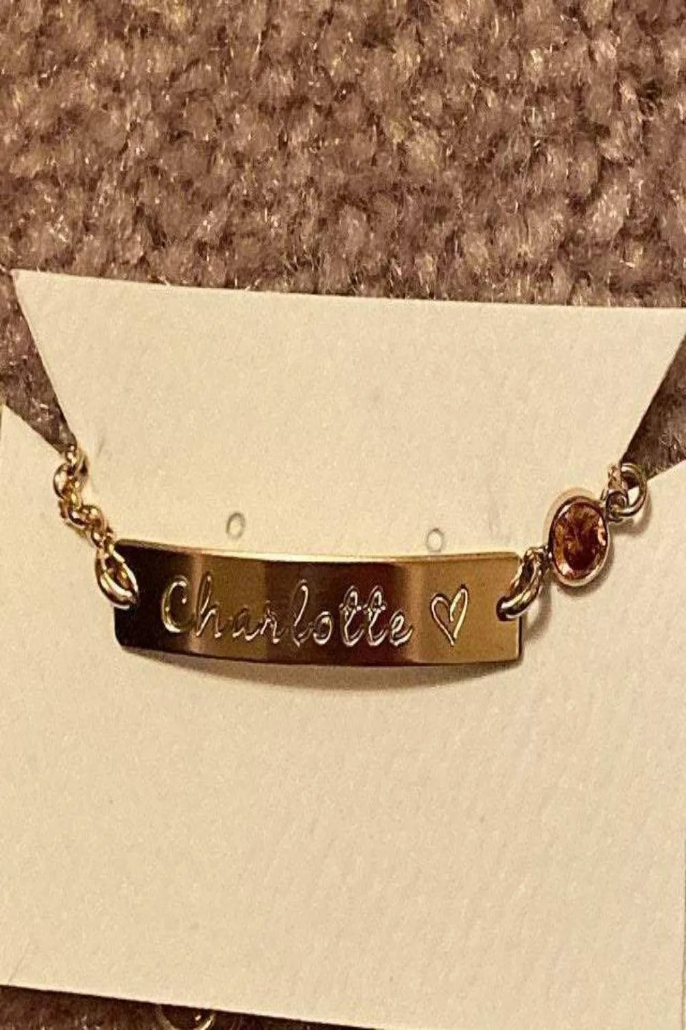 Personalized Baby Name Bracelet