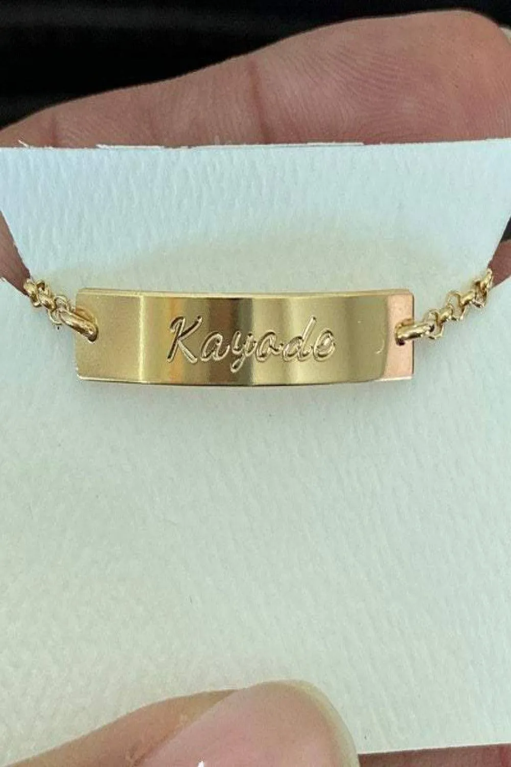 Personalized Baby Name Bracelet
