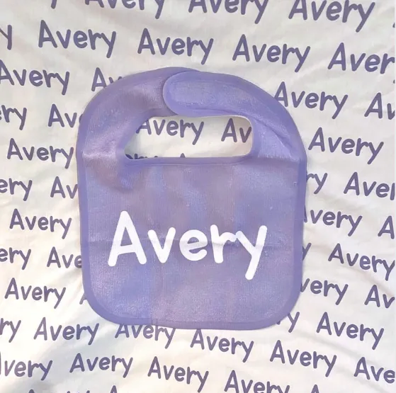 Personalized Bib | Centered Name