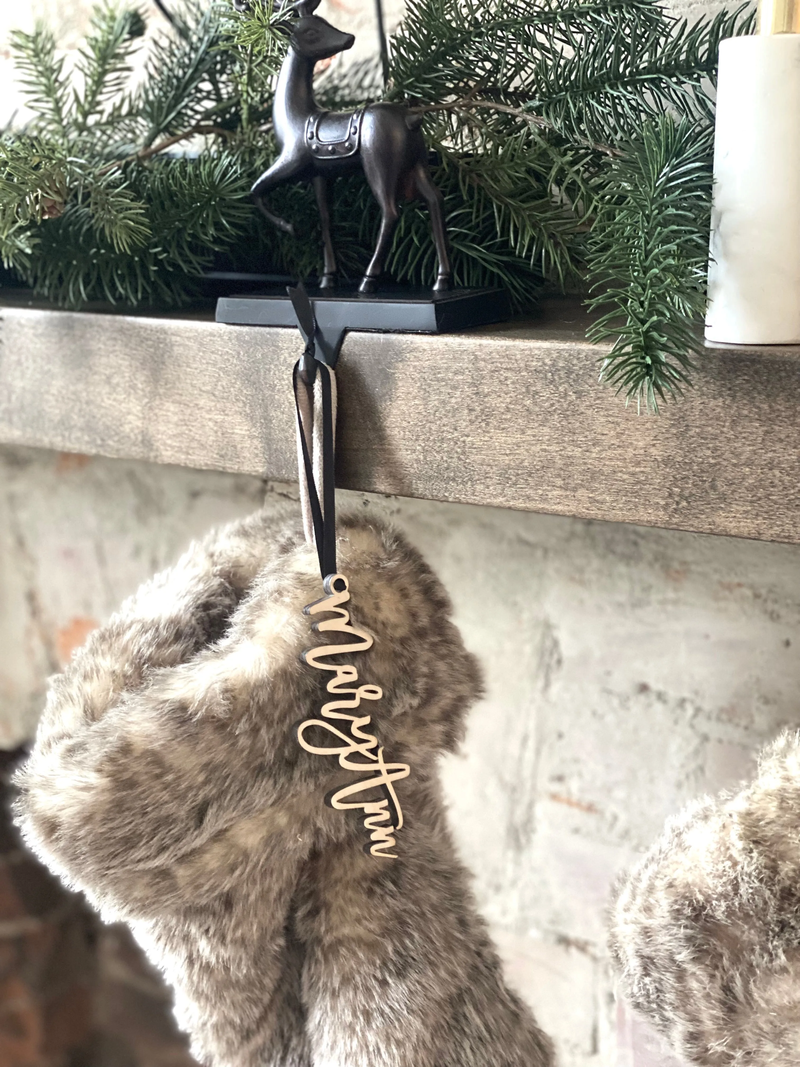 Personalized Floating Ornament/Stocking Tag