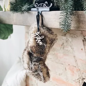 Personalized Floating Ornament/Stocking Tag