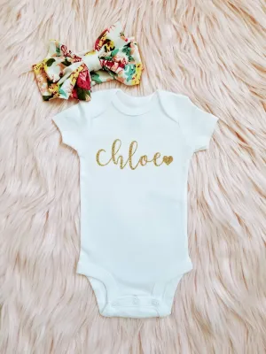 Personalized Name Onesie