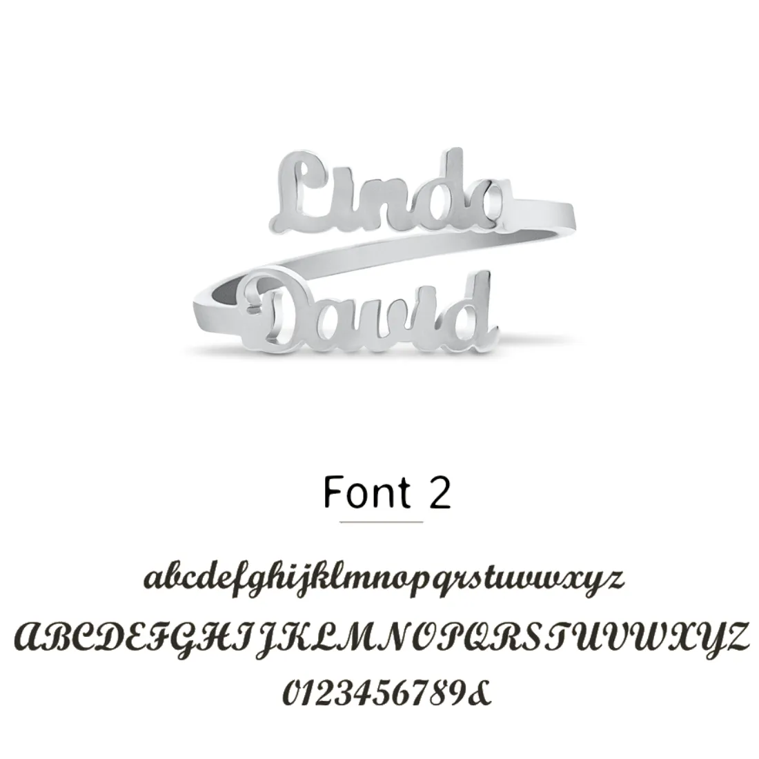 Personalized Name Ring