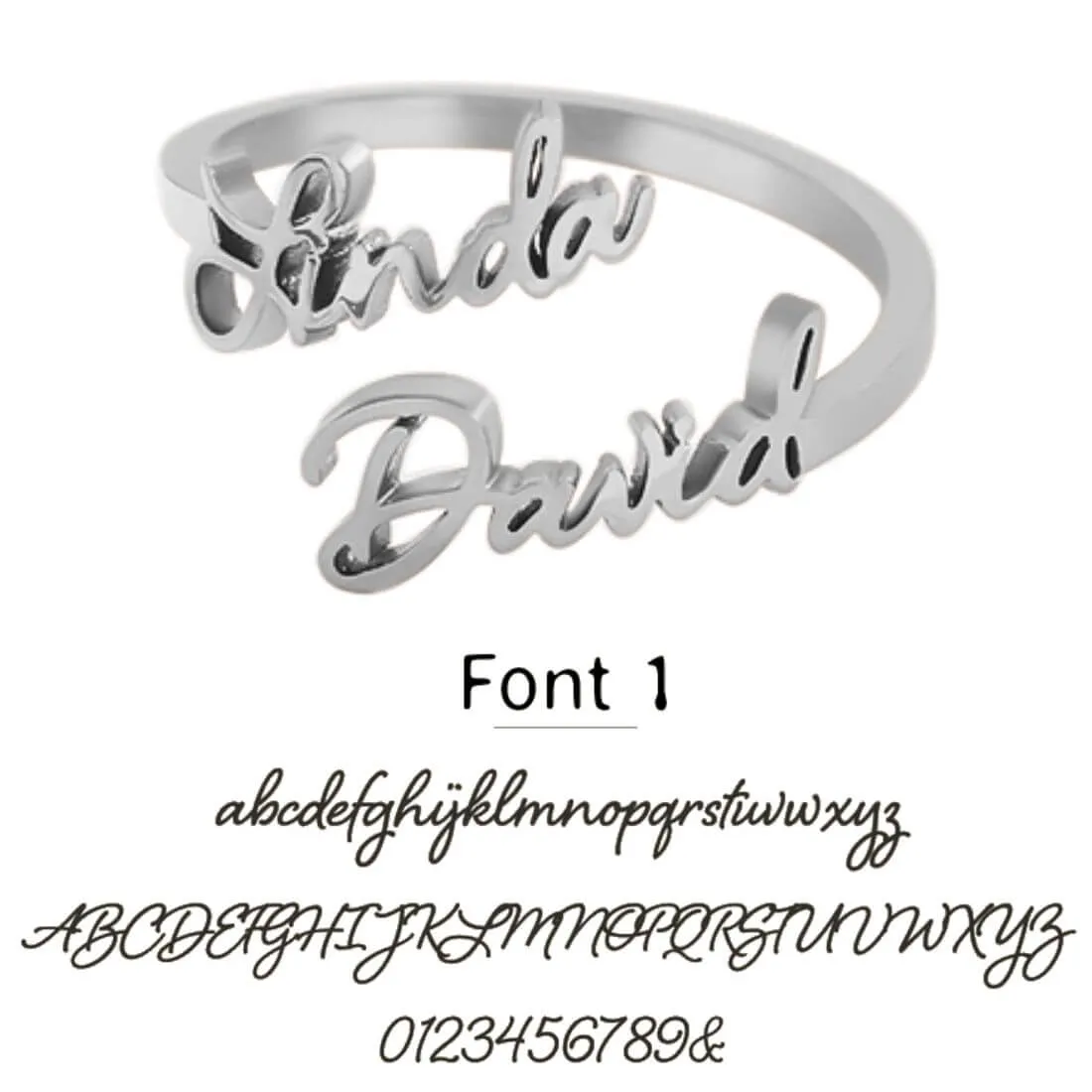 Personalized Name Ring