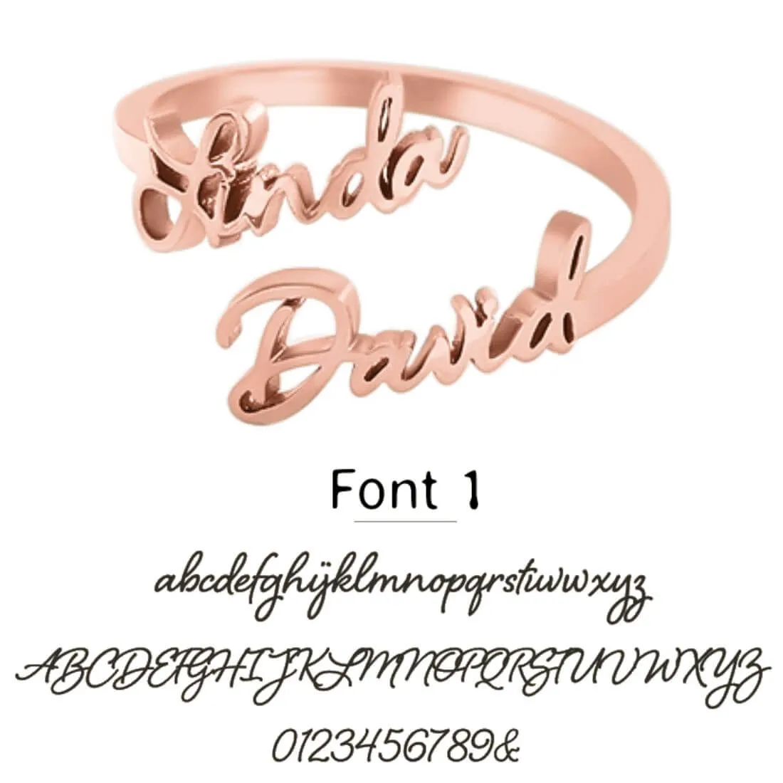 Personalized Name Ring