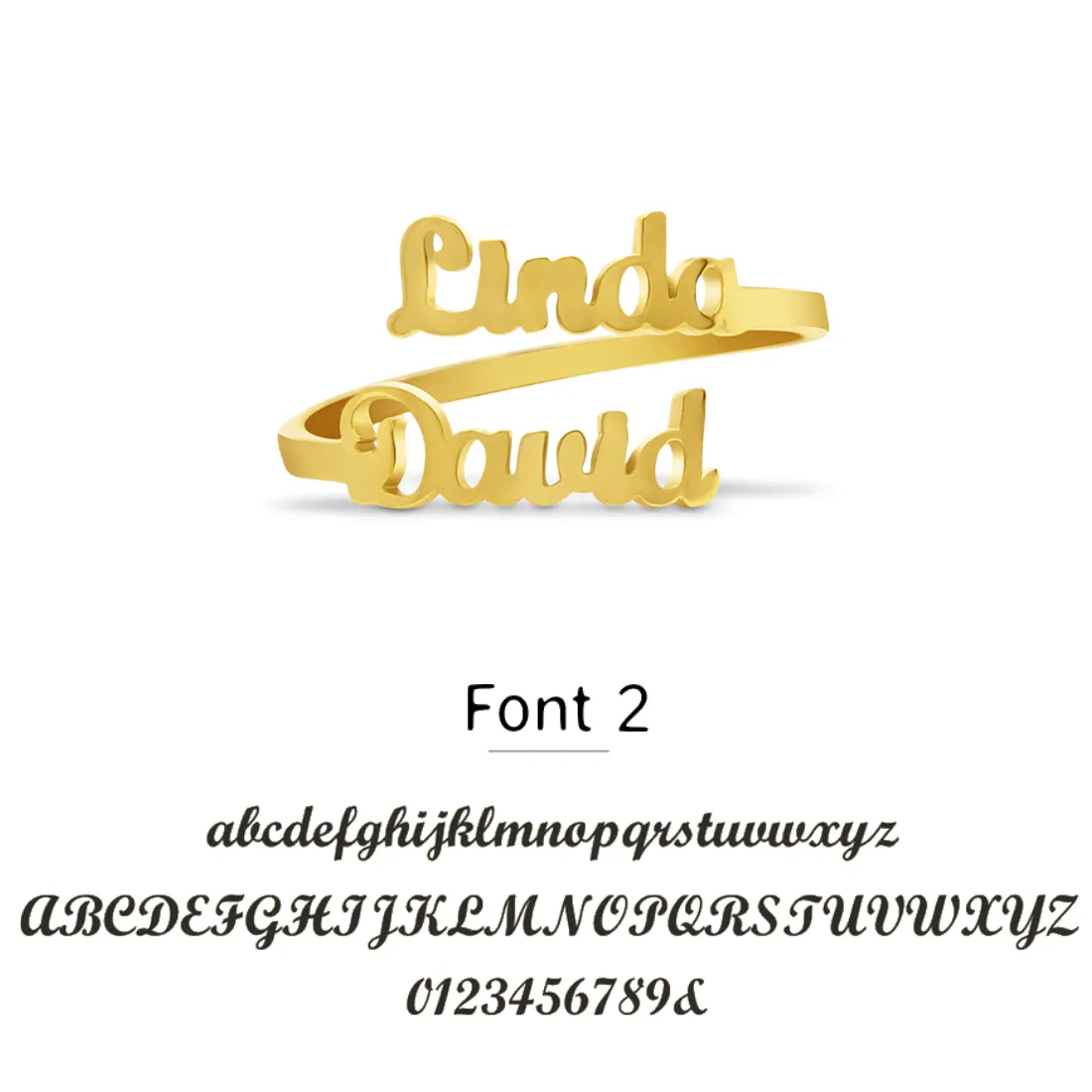 Personalized Name Ring