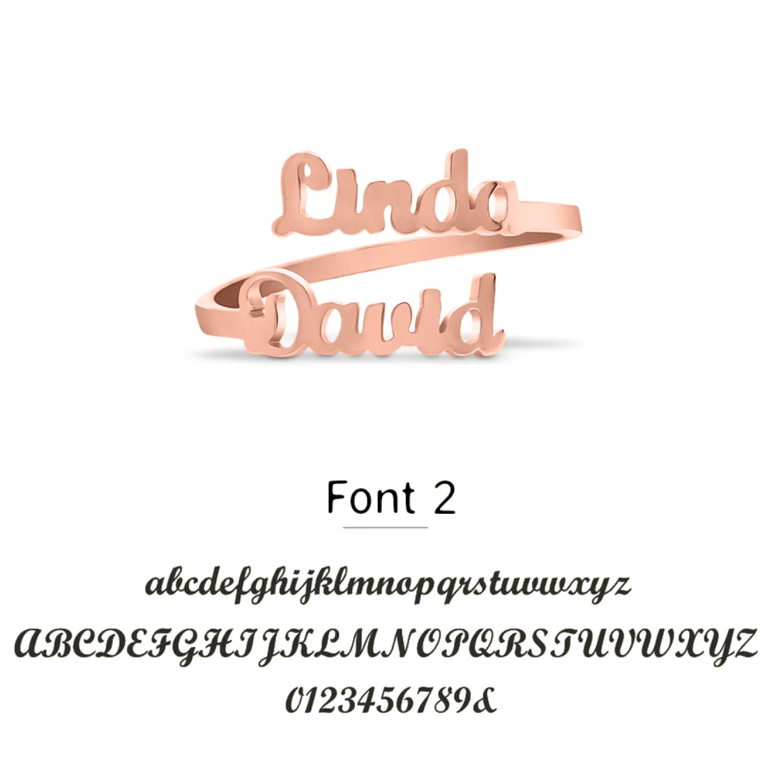 Personalized Name Ring