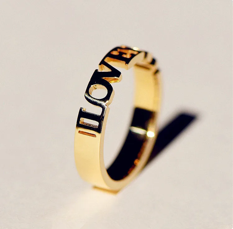 Personalized Name Wedding Ring