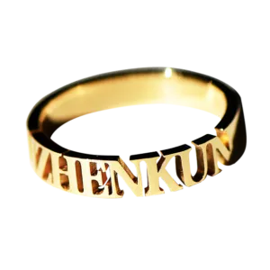 Personalized Name Wedding Ring