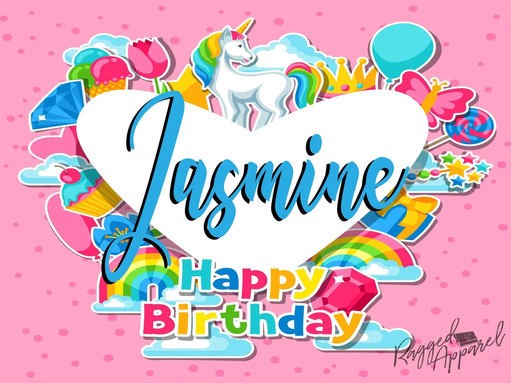 Personalized Unicorn Birthday Sign