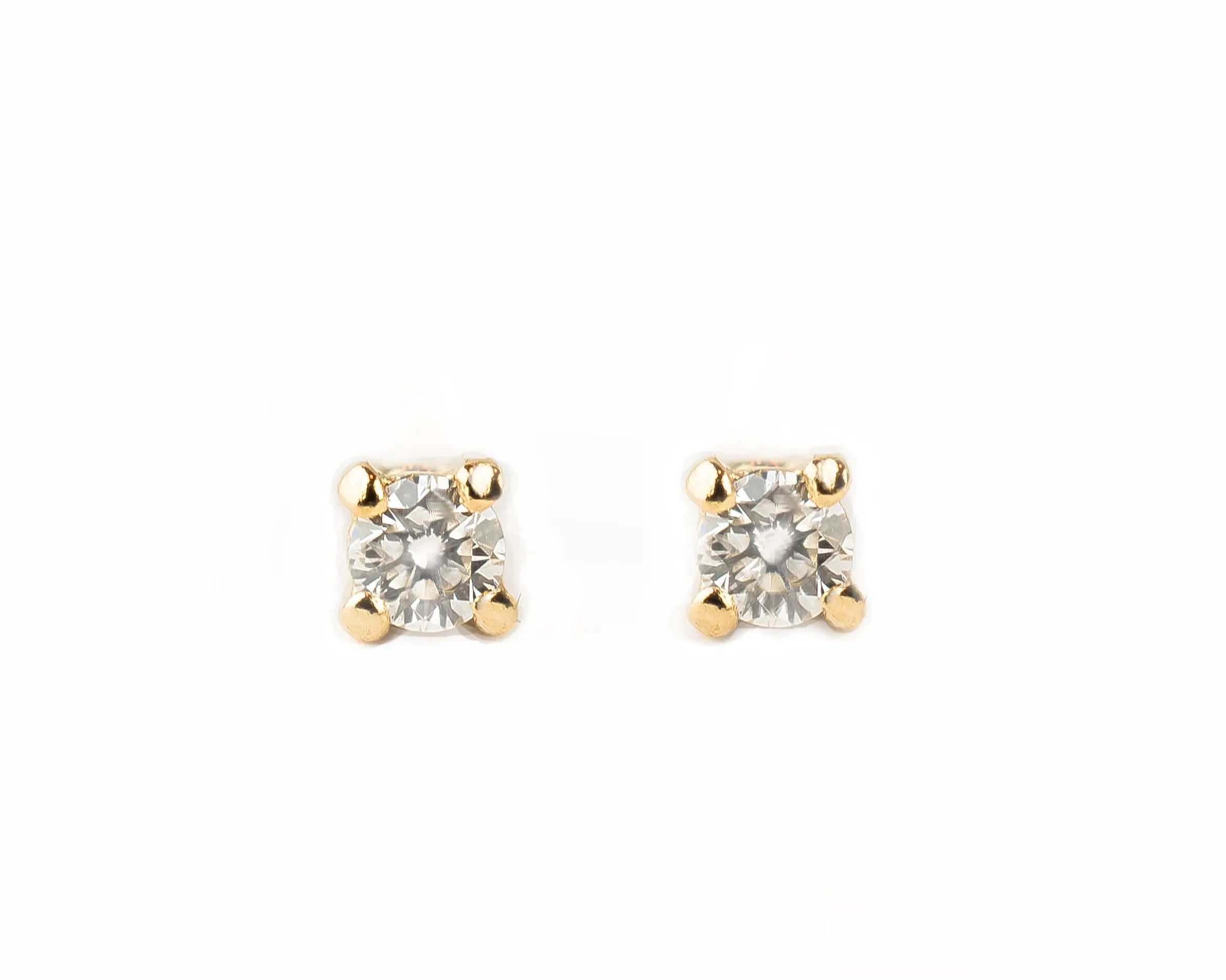 Petite Diamond Stud Earrings