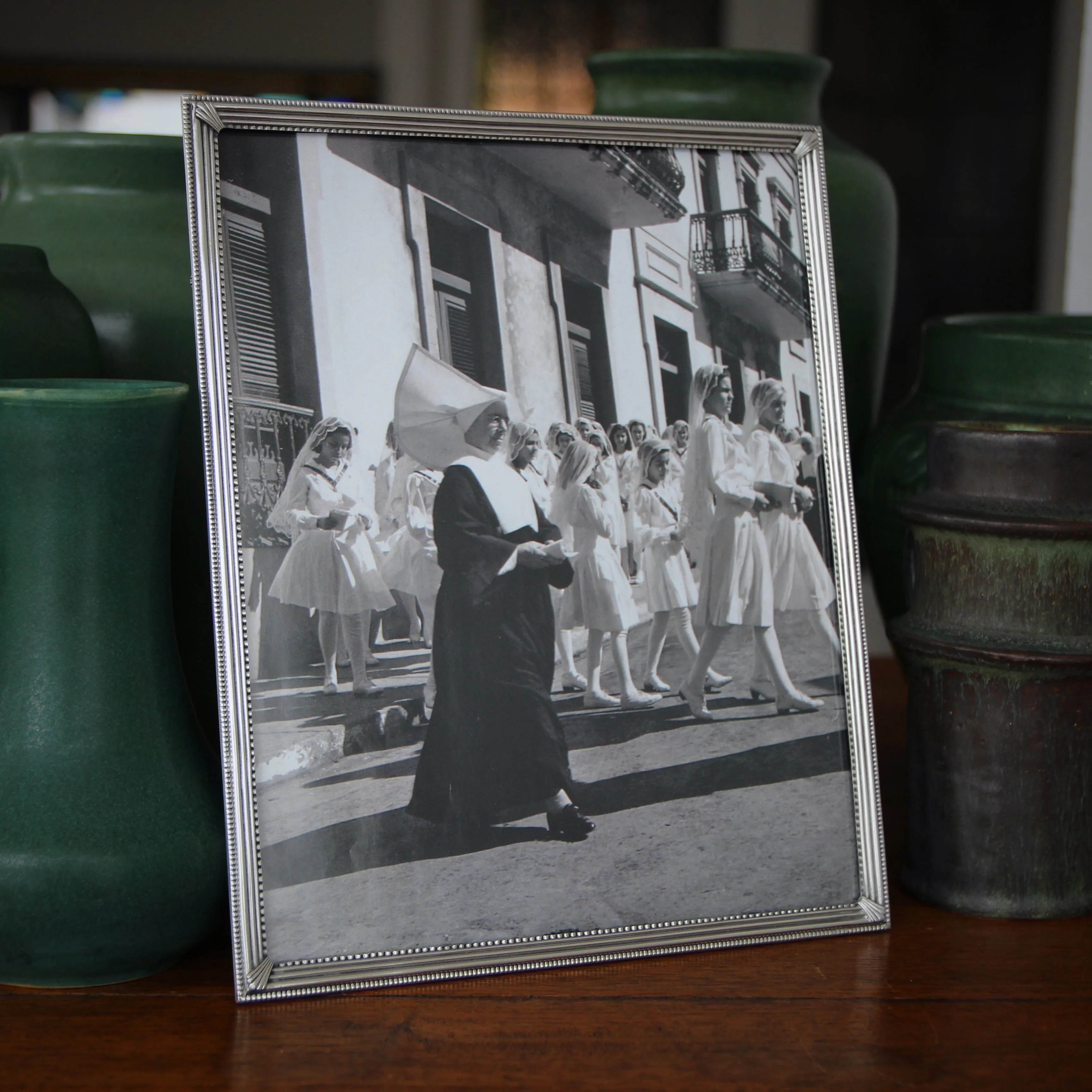 Pewter Deco Corners Frame (8x10)