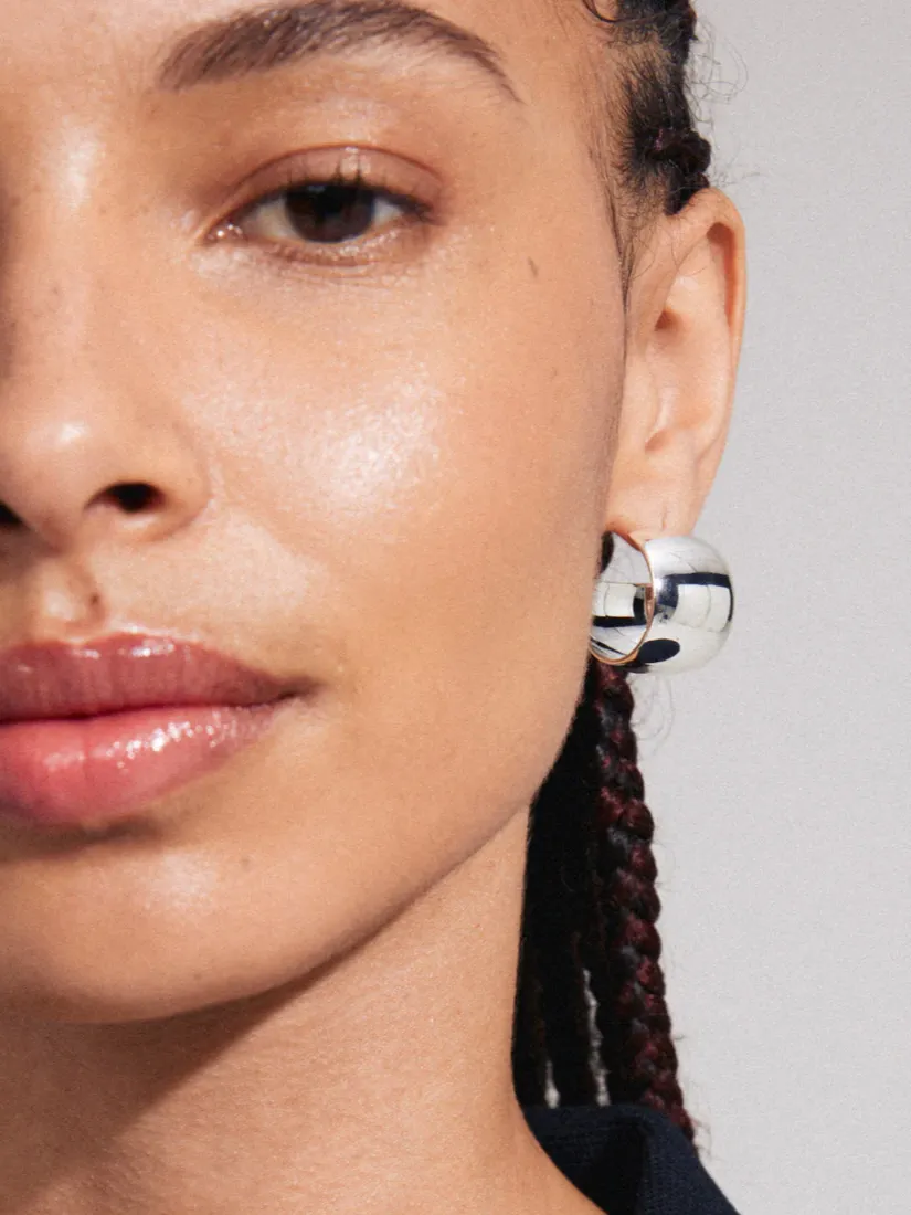 PILGRIM Talulla Ultra Wide Hoop Earrings