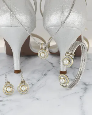 Pérola Collection - Pavé Bridal Set