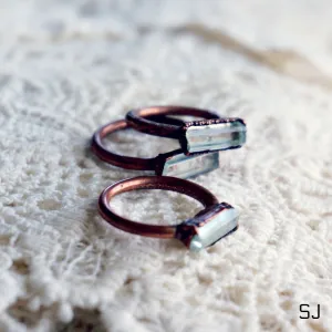 Raw Aquamarine Ring