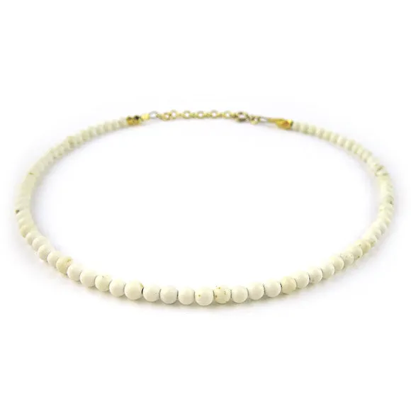 Rhea White Turquoise Anklet (WS)