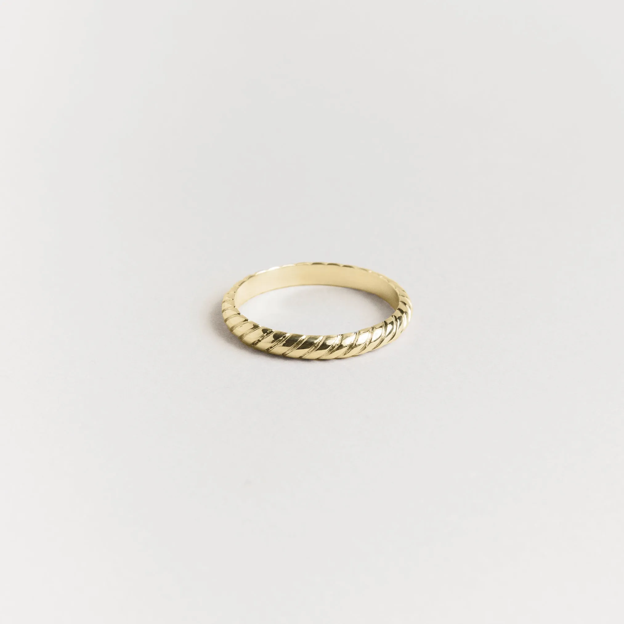 Rope Band Ring, 3mm