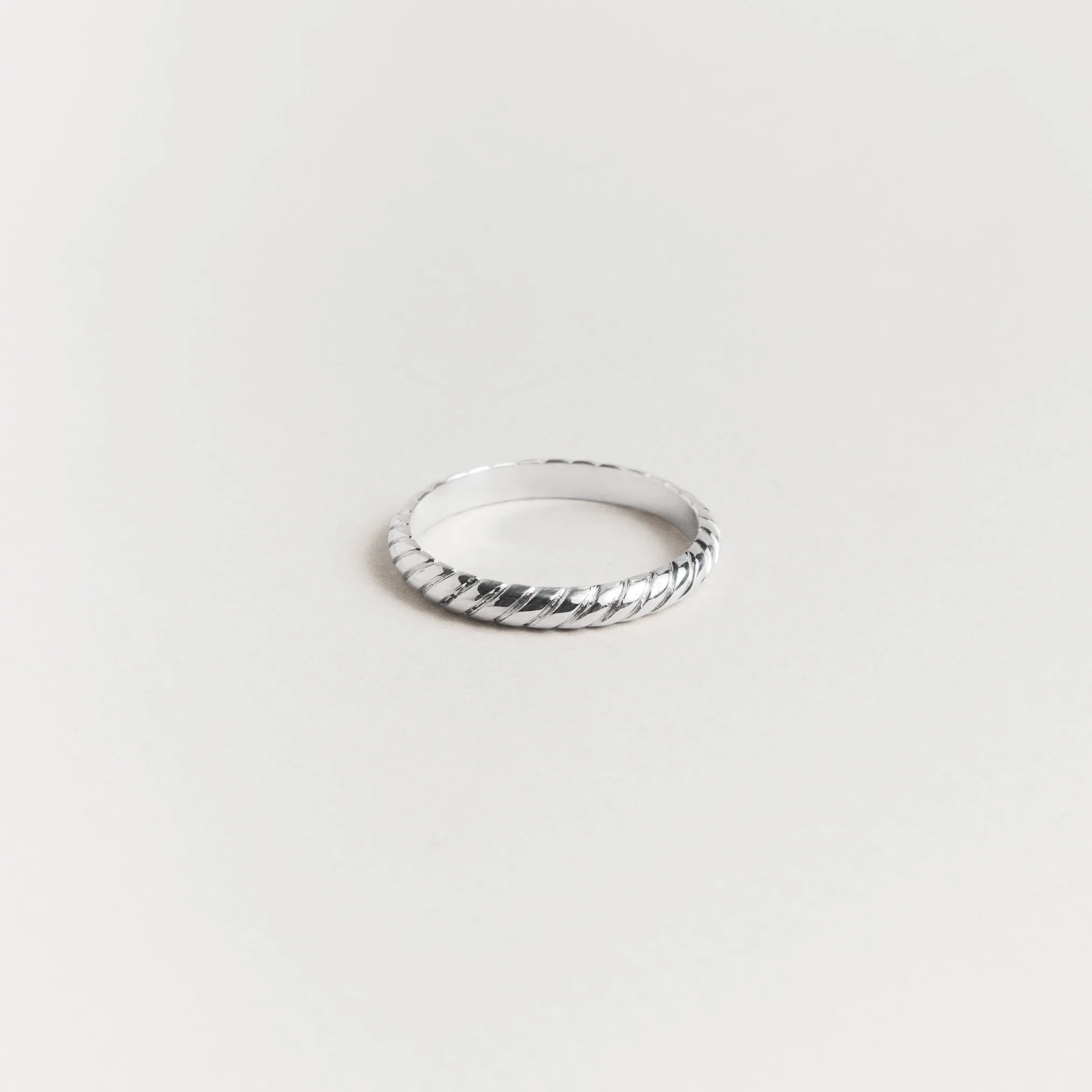 Rope Band Ring, 3mm