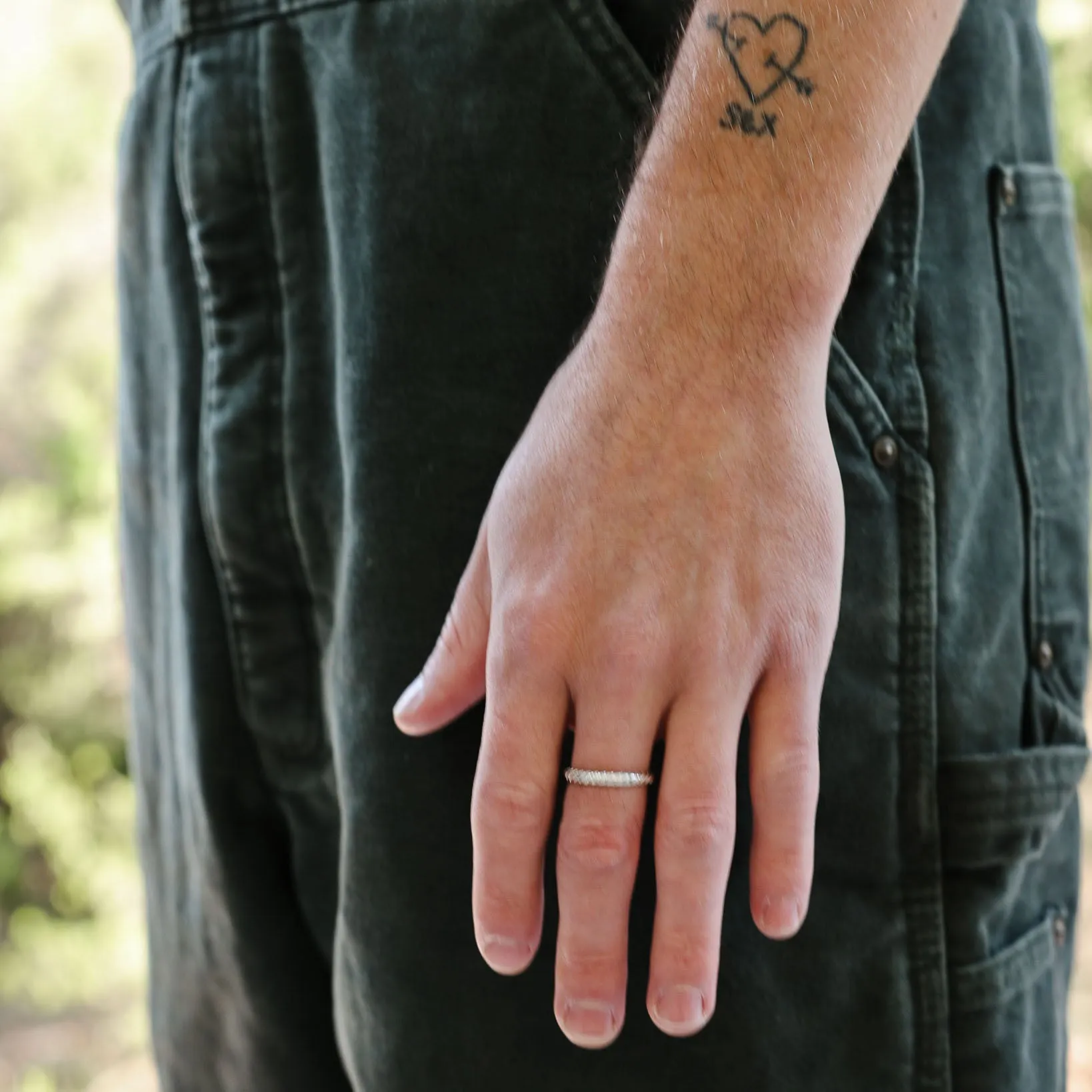 Rope Band Ring, 3mm