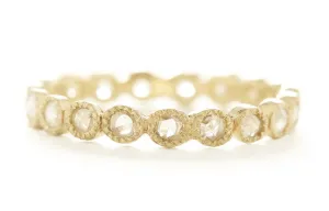 Rose Cut Diamond Beads Ring
