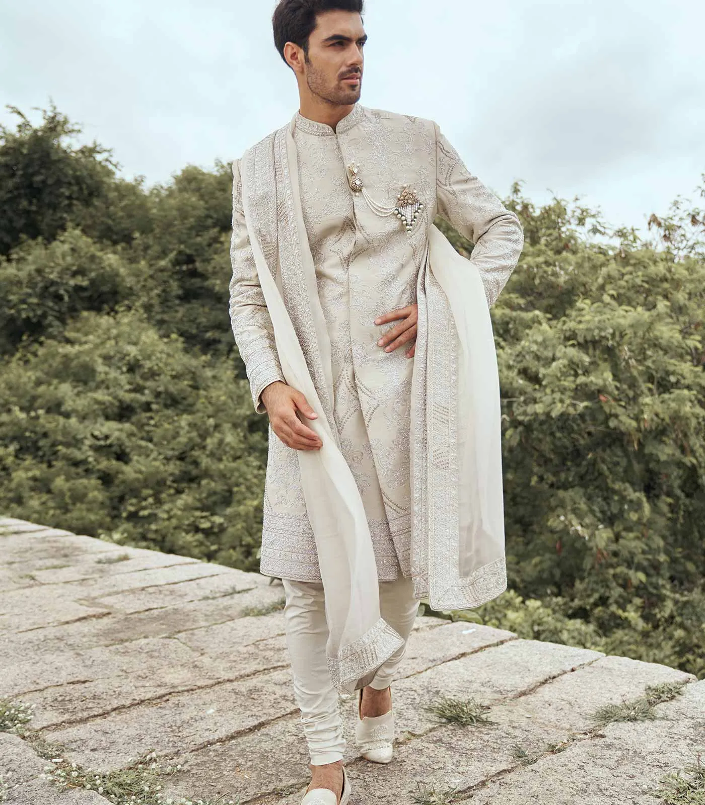 SAADI VINTAGE SHERWANI SET