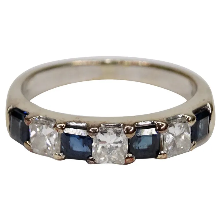 Sapphire & Diamond 14k Gold Ring