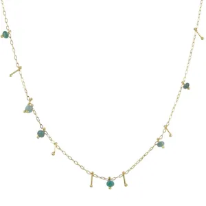Sarah Mcguire - Stone Strand with Emerald