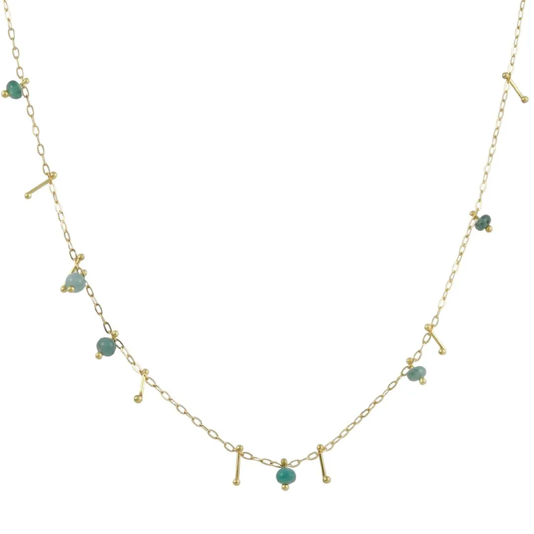 Sarah Mcguire - Stone Strand with Emerald