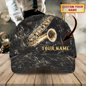 Saxophone - Personalized Name Cap
