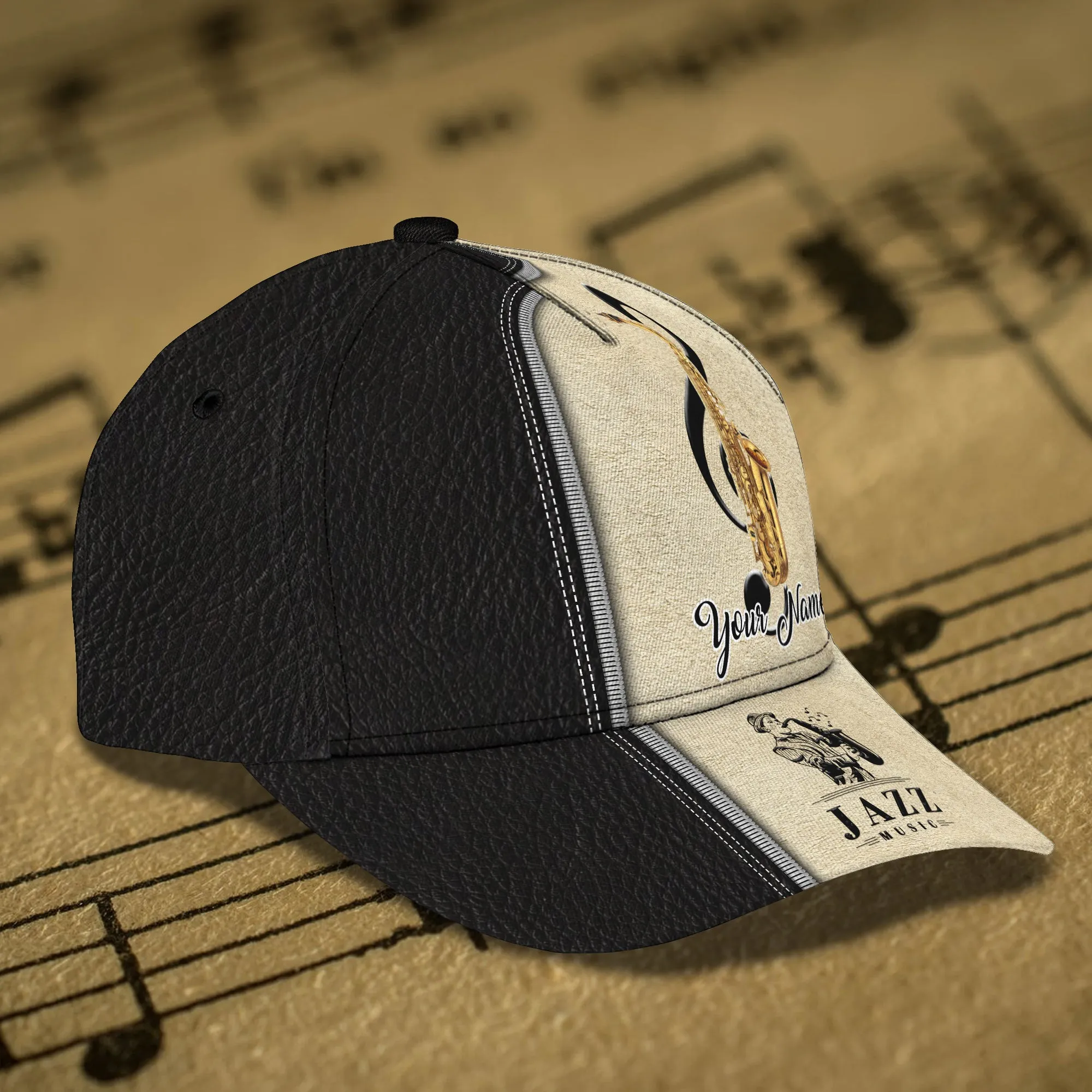 Saxophonist - Personalized Name Cap - Nsd99
