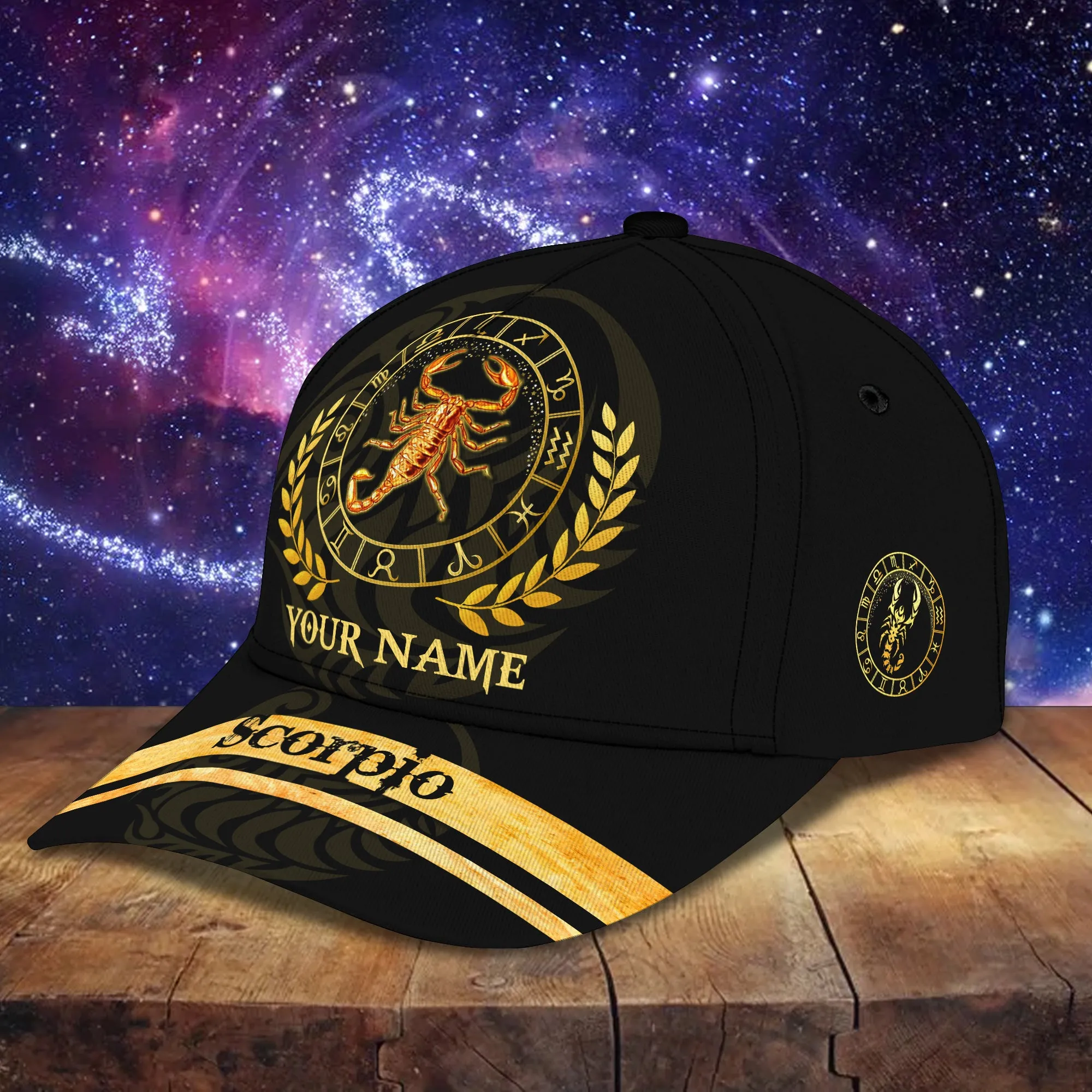 Scorpio 01 - Personalized Name Cap