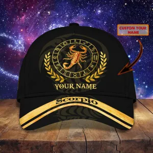Scorpio 01 - Personalized Name Cap