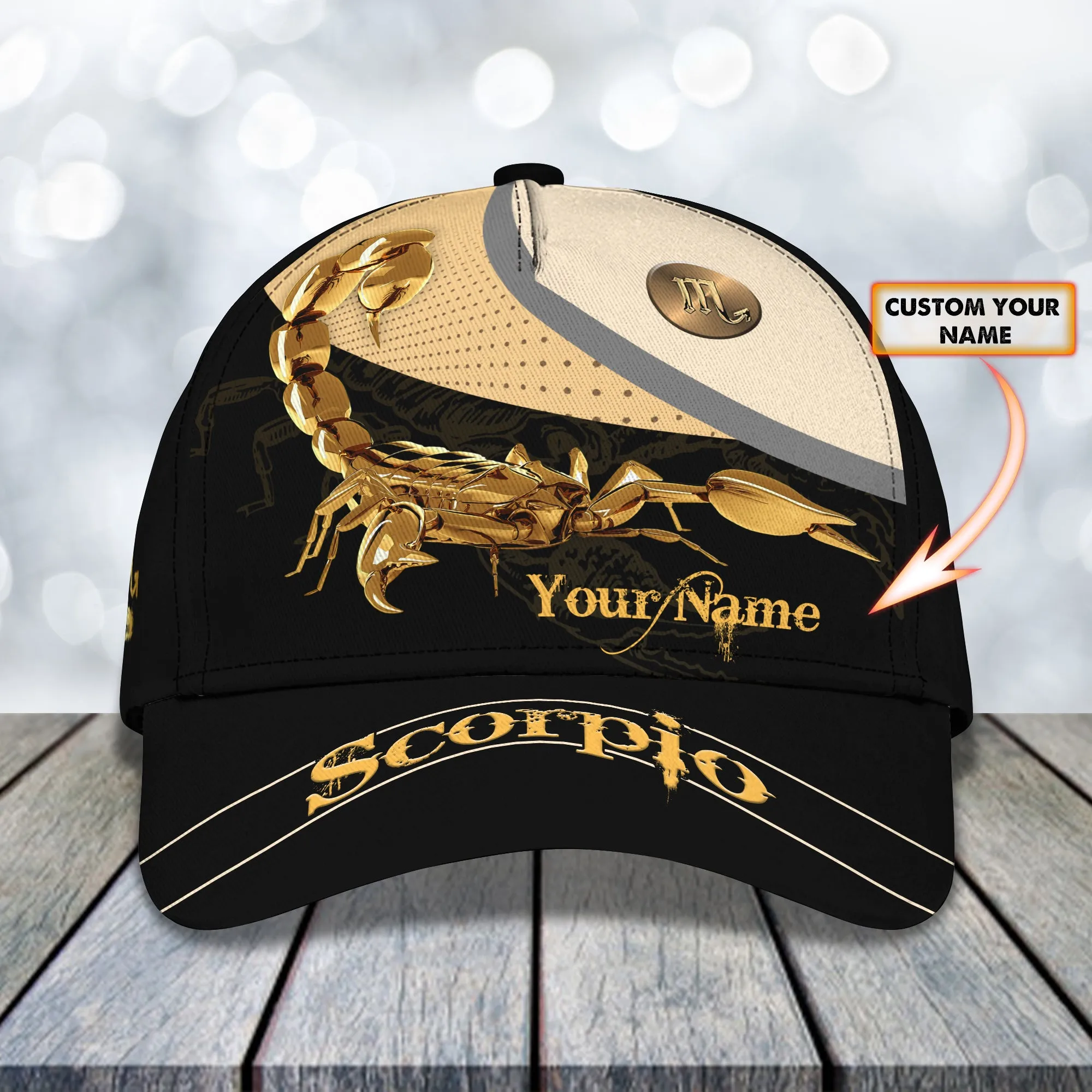 Scorpio - Personalized Name Cap - 303