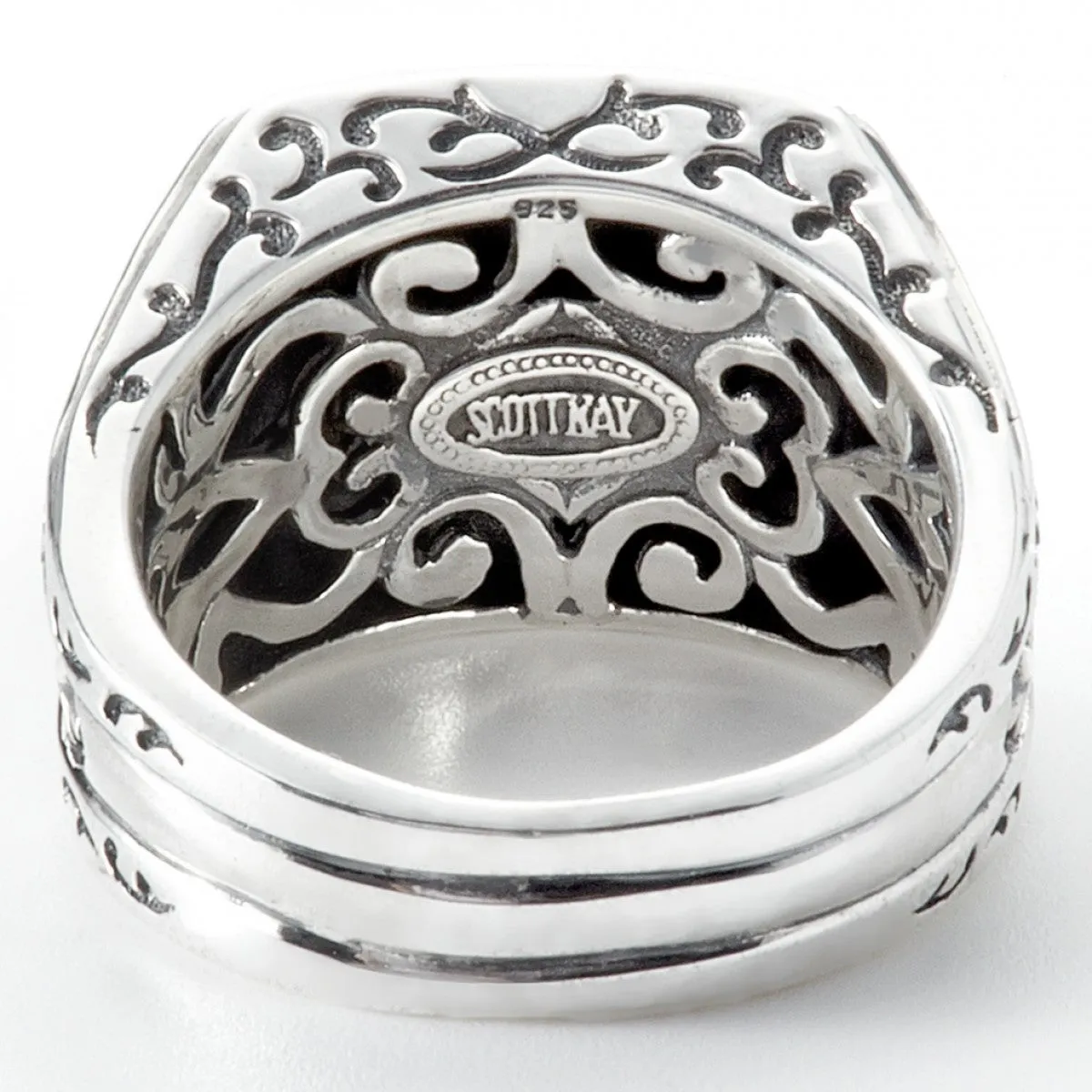 Scott Kay Gilbert Black Onyx Stone Ring