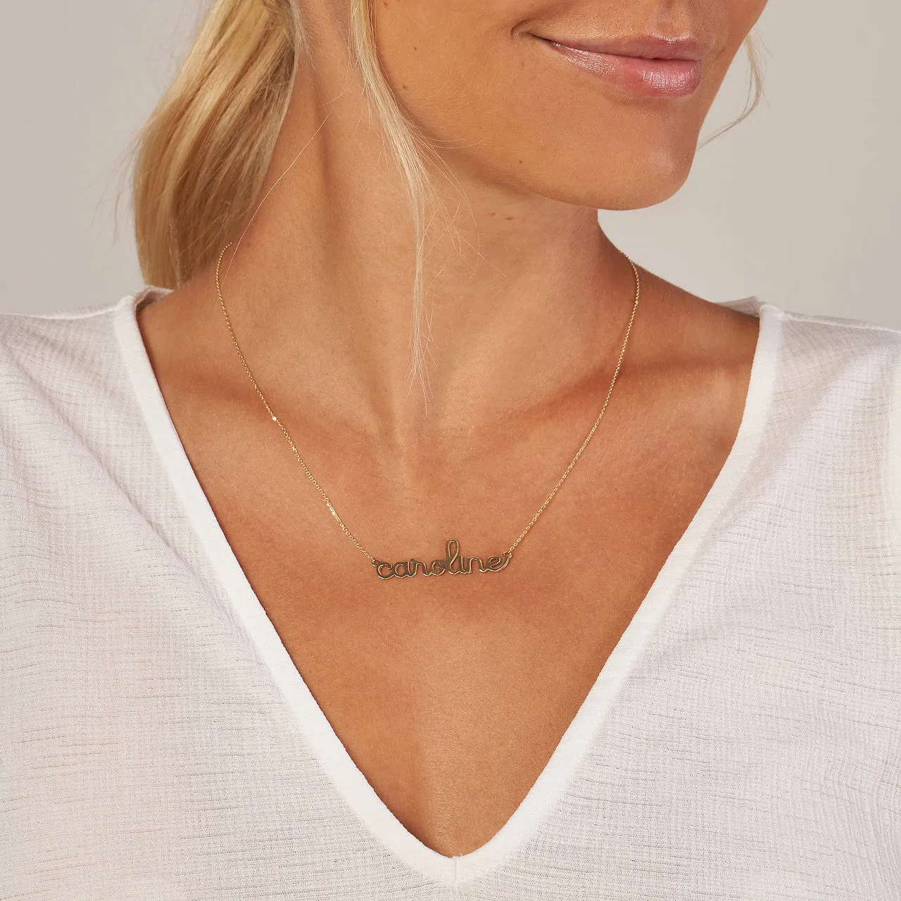 Script Name Necklace