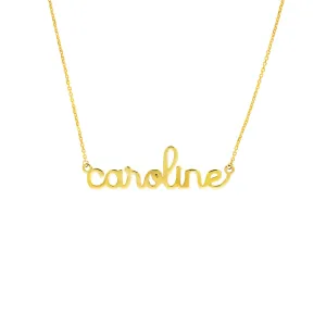 Script Name Necklace
