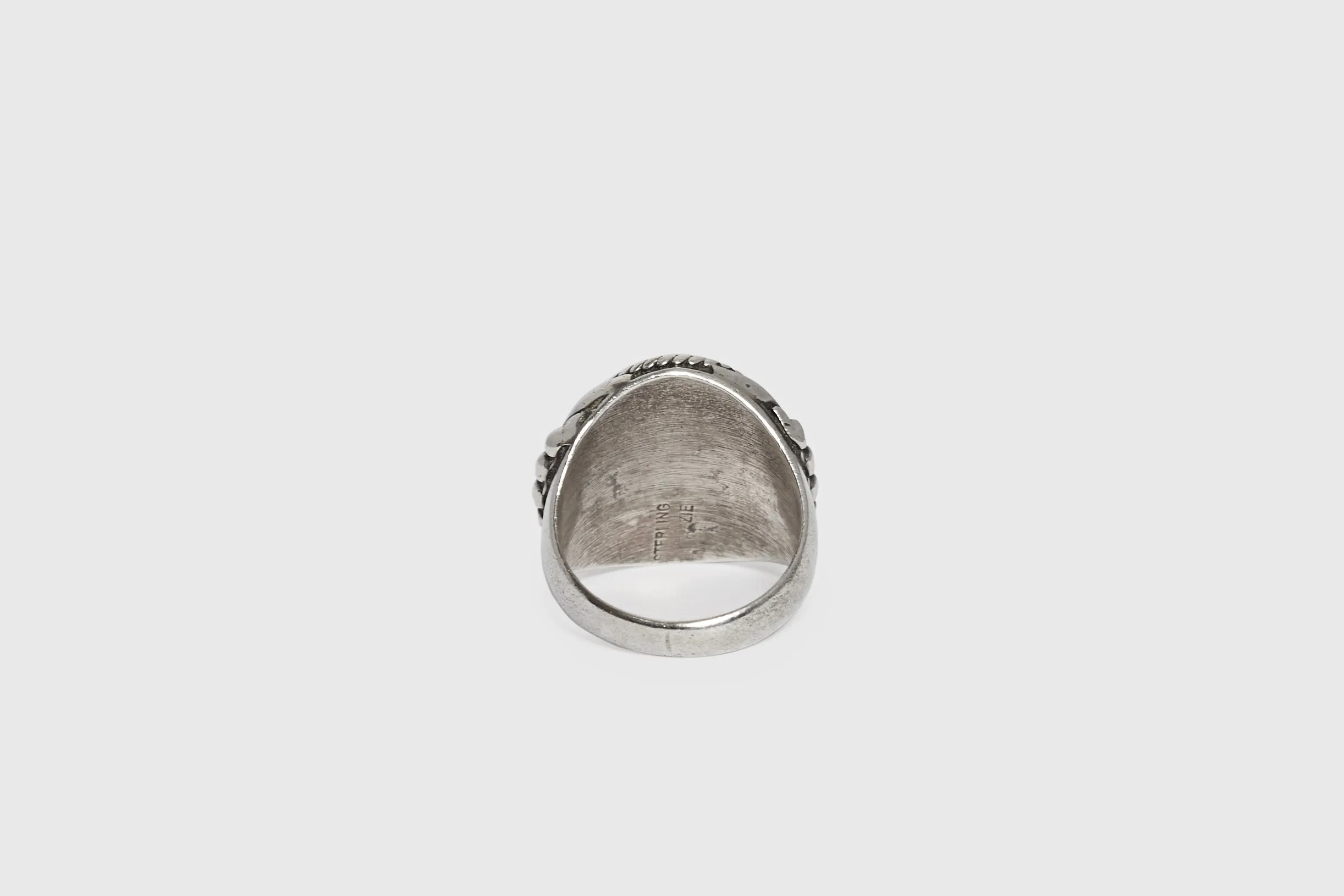 Signed Turquoise Navajo Ring